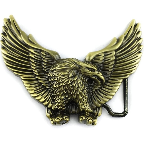 New gold eagle belt buckle - Picture 3 of 4